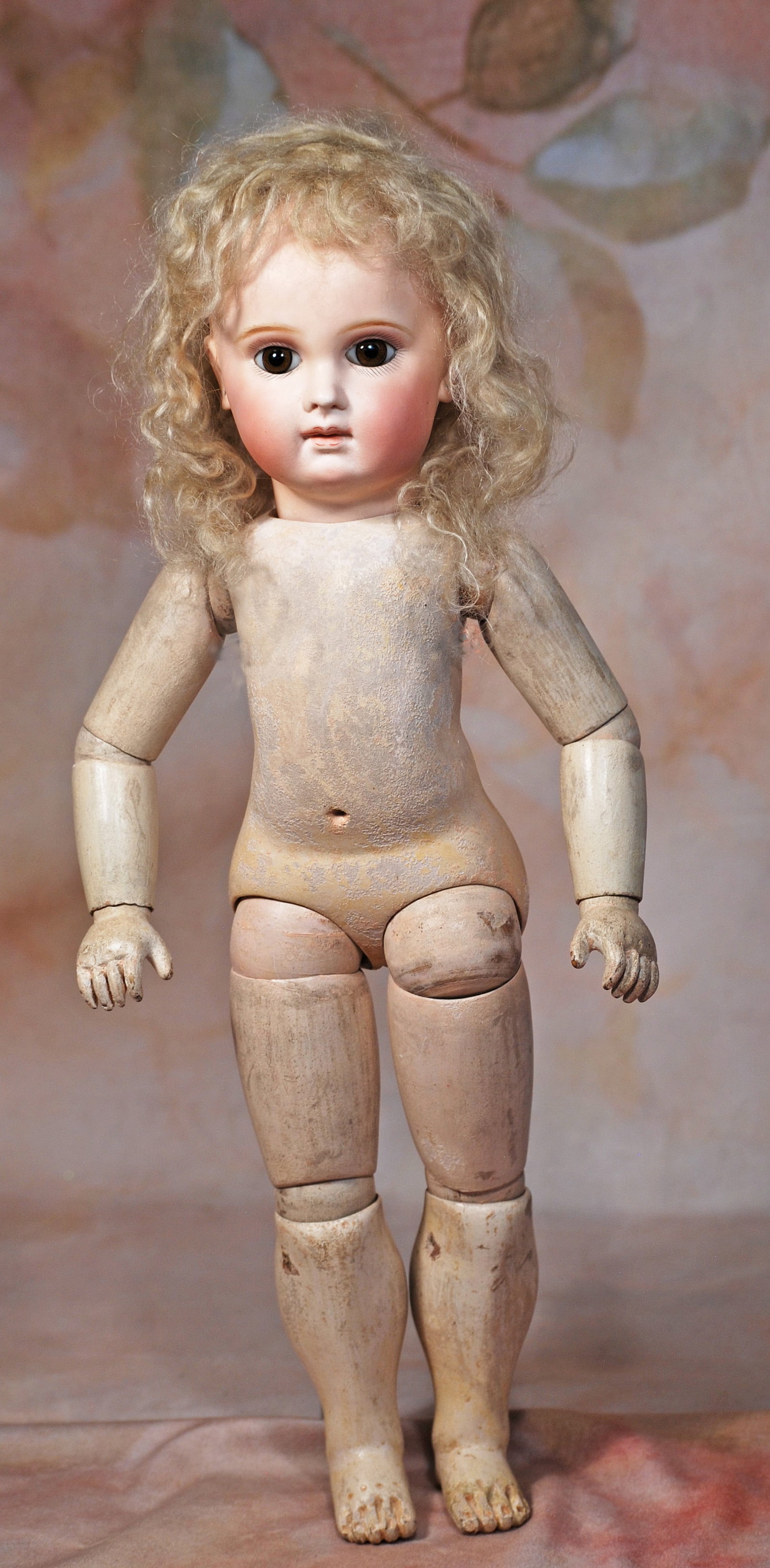 EARLY PORTRAIT-FACE FRENCH BISQUE BEBE BY JUMEAU (1 of 2)