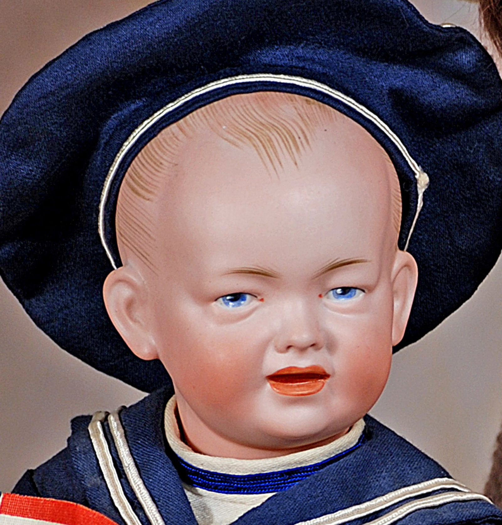 GERMAN BISQUE CHARACTER, MODEL 525, BY KLEY AND HAHN.. (1 of 2)