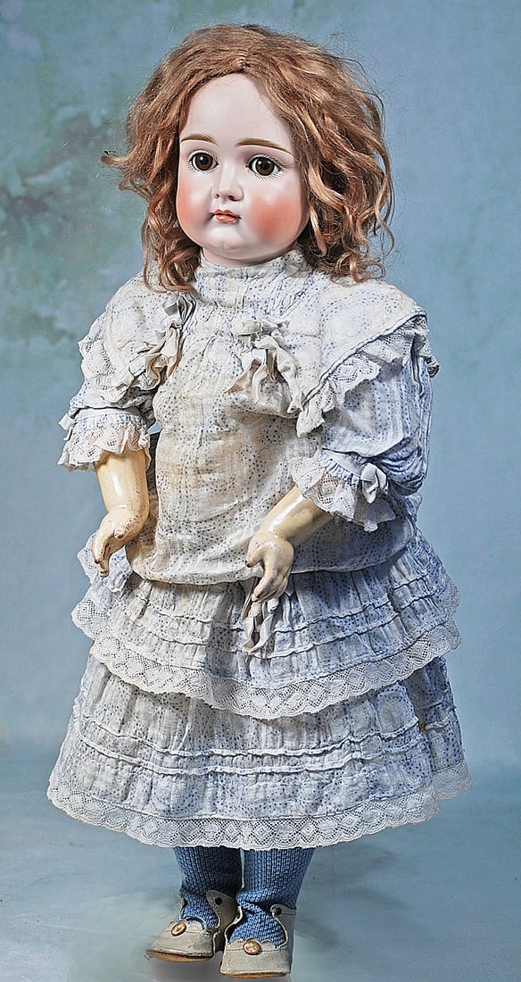 EARLY CLOSED-MOUTH BISQUE CHILD BY KESTNER (1 of 2)