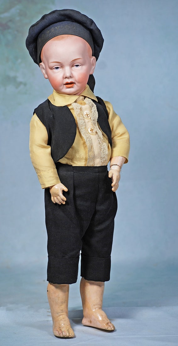 GERMAN BISQUE CHARACTER BOY BY EISENMANN (1 of 2)