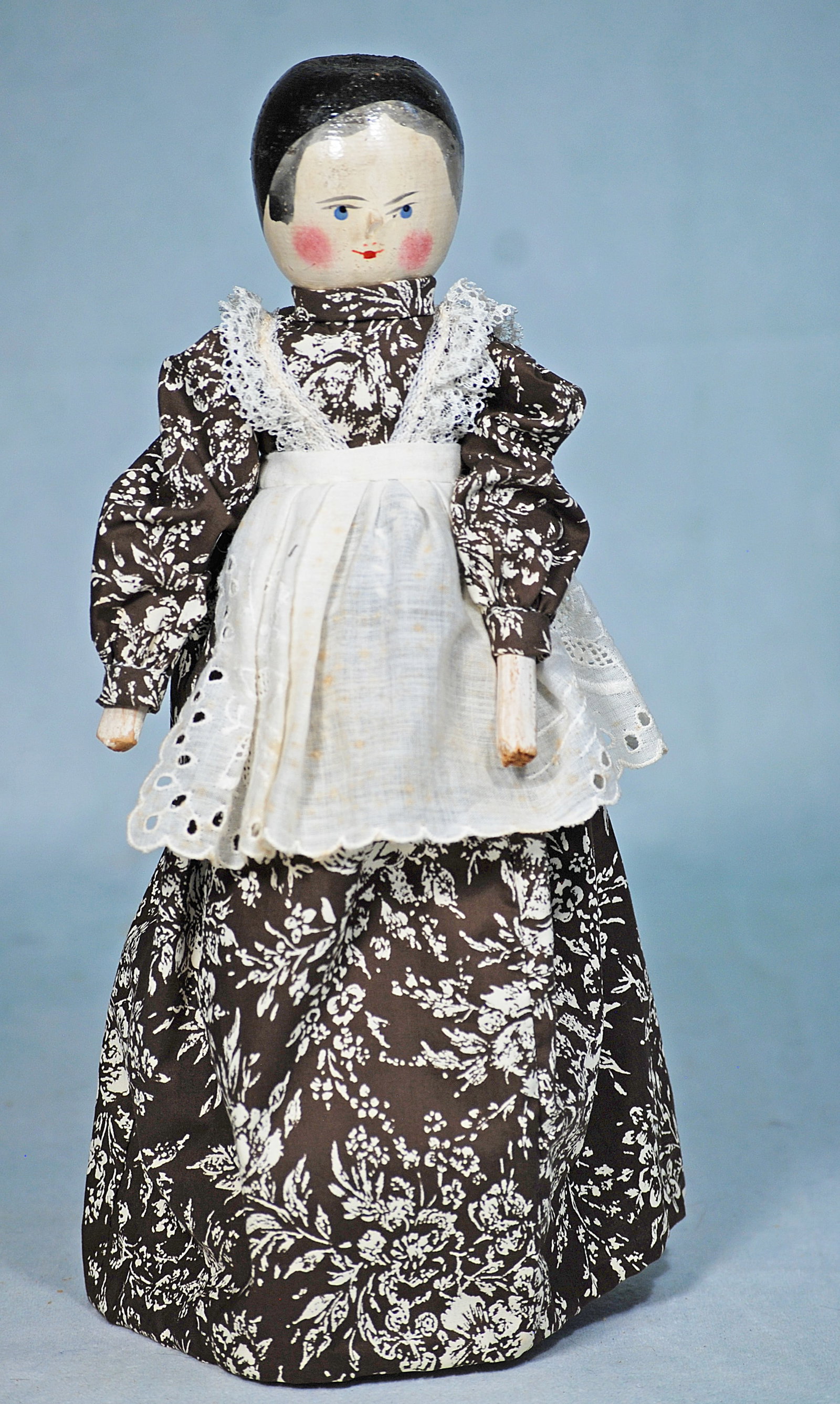 GRODNERTAL PEG WOODEN DOLL (1 of 1)