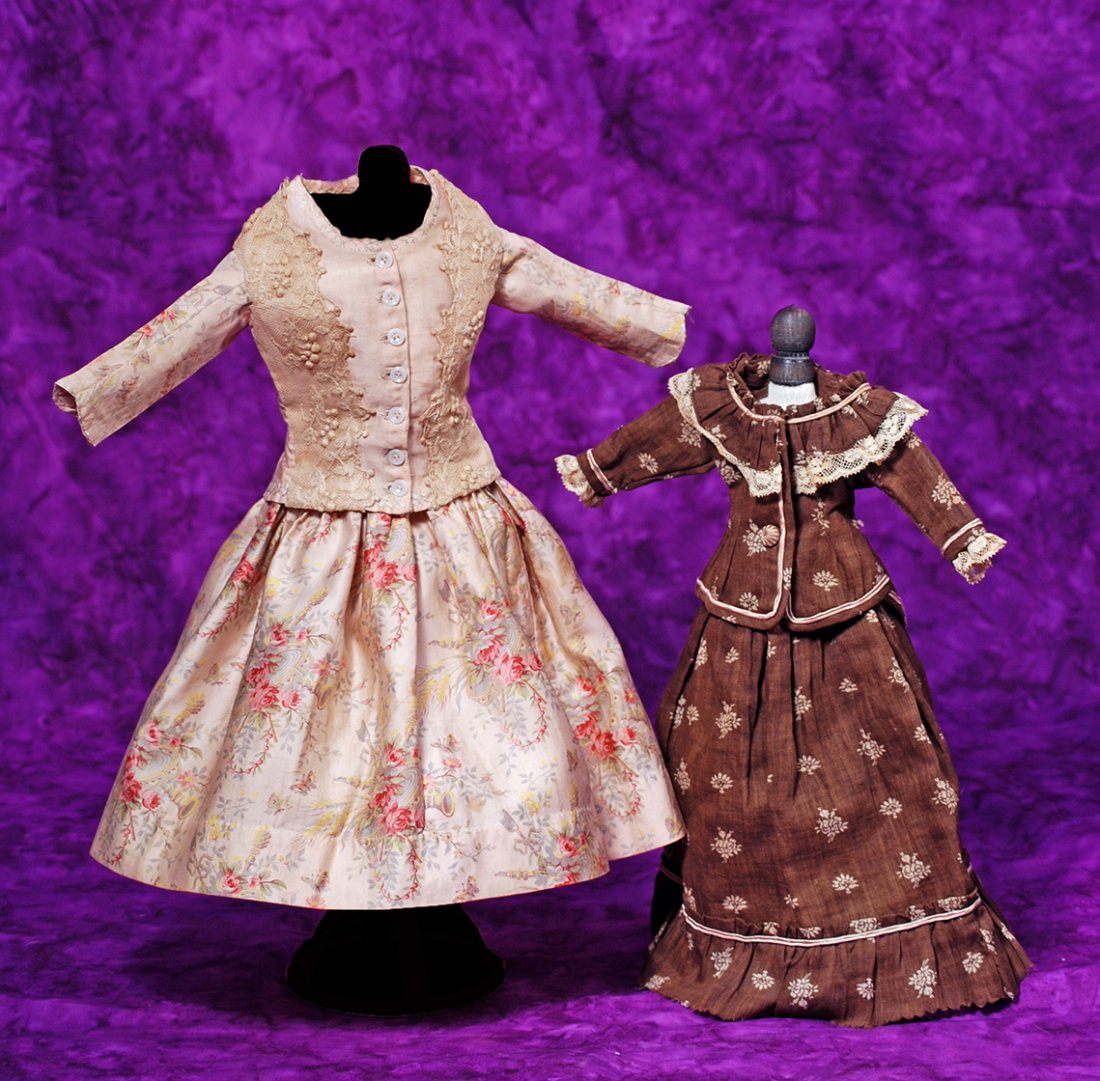 TWO FASHION DOLL DRESSES. (1 of 1)