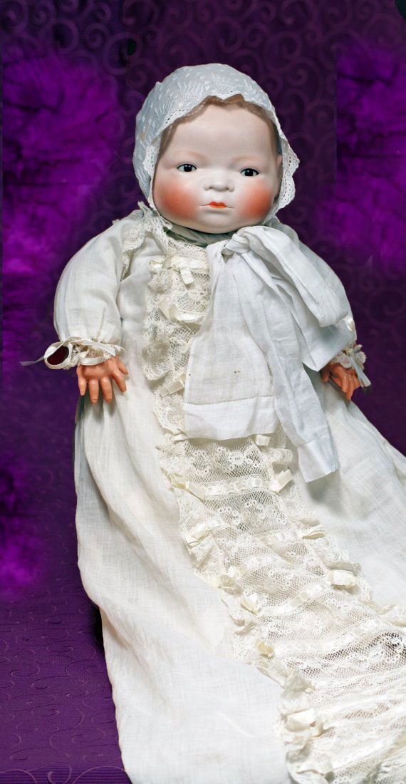 GERMAN BISQUE “BYE-LO BABY” WITH BROWN EYES. (1 of 1)