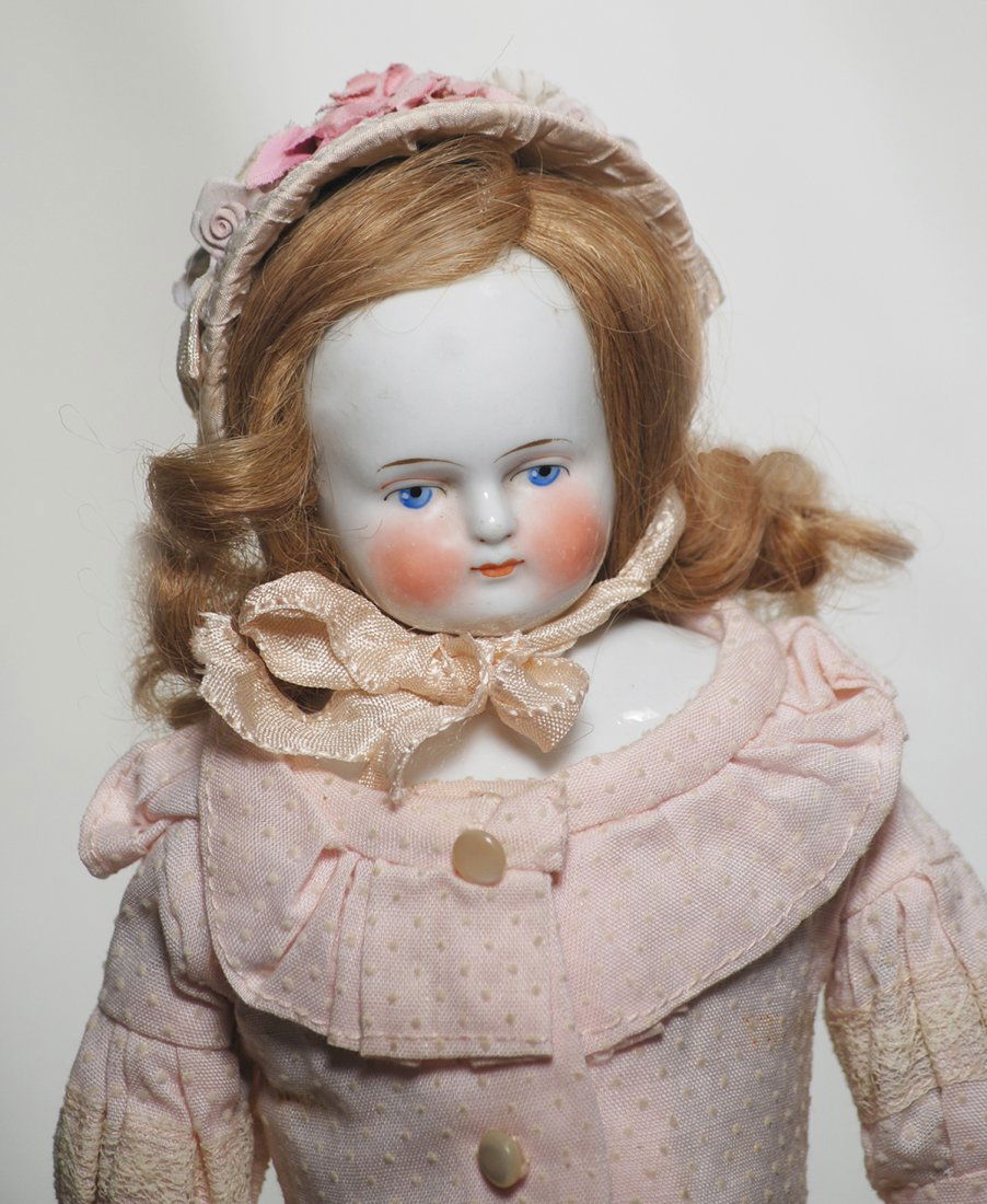GERMAN BIEDERMEIER CHINA CHILD DOLL.  13 ”. (1 of 2)