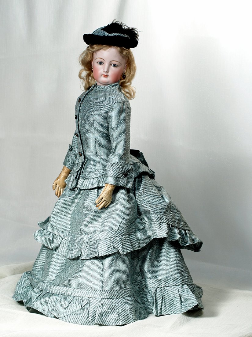 Poupée allemande vintage en plastique celluloïd, articulée 7 po. - France