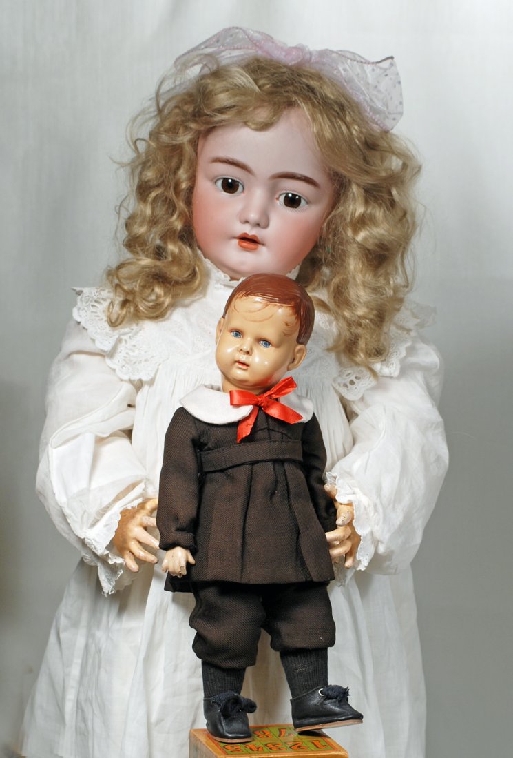 KATHE KRUSE-TYPE CELLULOID CHARACTER BOY BY BUSCHOW & (1 of 2)