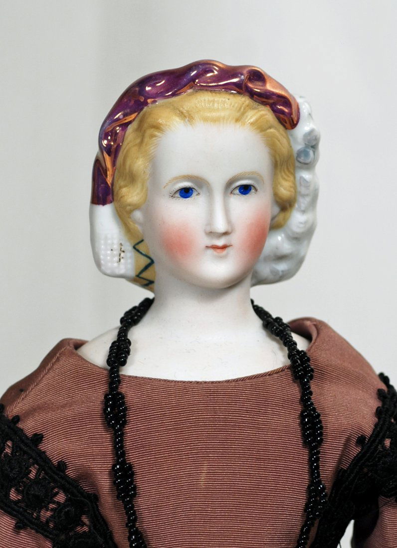 GERMAN BISQUE PARIAN LADY KNOWN AS “EMPRESS EUGENIE” (1 of 3)