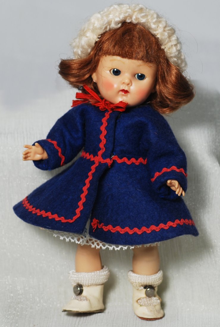 VOGUE 1952 GINNY WEARING HARD-TO-FIND NAVY CHRISTMAS (1 of 2)