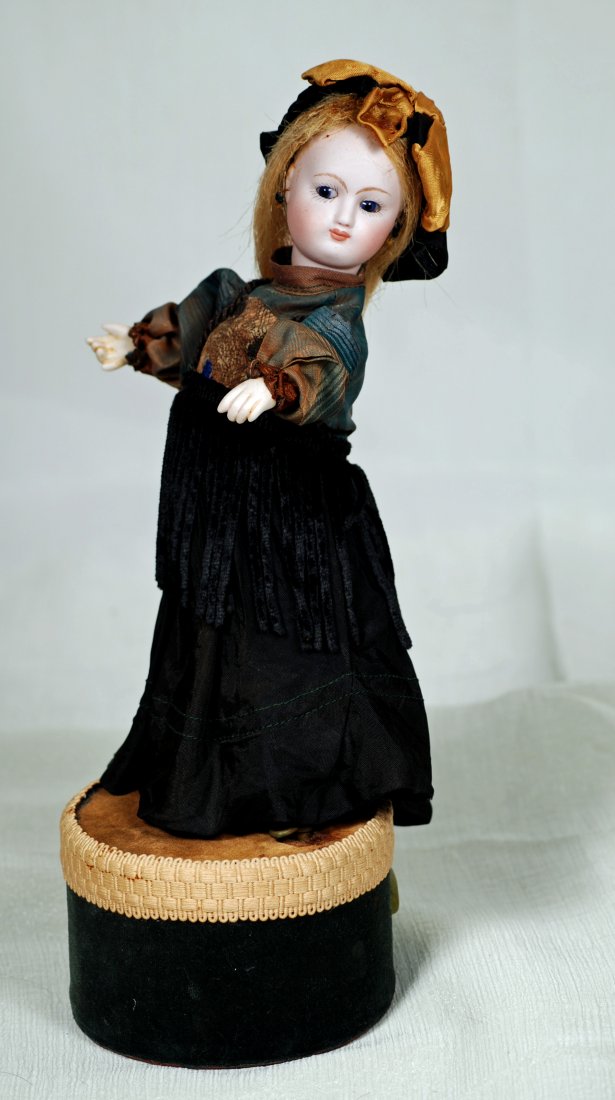 FRENCH REPRODUCTION AUTOMATON.  12 ”.  Bisque head (1 of 1)