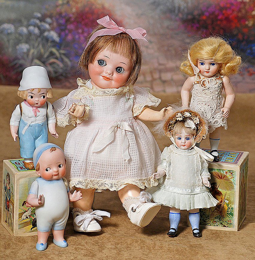 ADORABLE GERMAN BISQUE GOOGLY BY MARSEILLE.Marks:Armand (1 of 2)