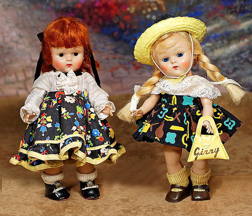 VOGUE GINNY RED-HAIRED SQUARE DANCER “KITTY”.8”.Hard (1 of 2)