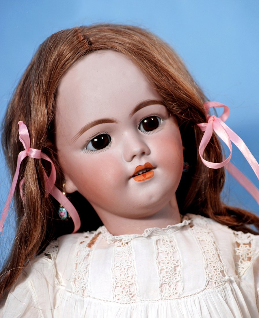 SIMON & HALBIG BISQUE CHILD DOLL, MOLD 1249.Marks: (1 of 2)