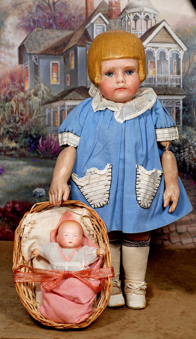 AMERICAN CLOTH DOLL BY MARTHA CHASE WITH BOBBED (1 of 2)