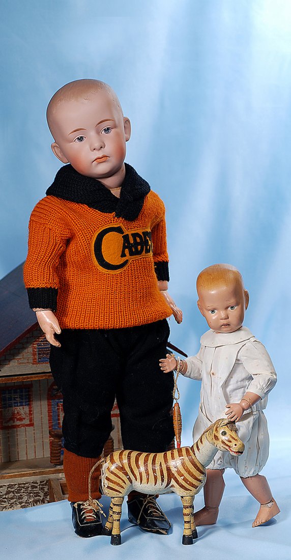 AMERICAN WOODEN SCHOENHUT BABY-FACE TODDLER.Marks: (1 of 2)