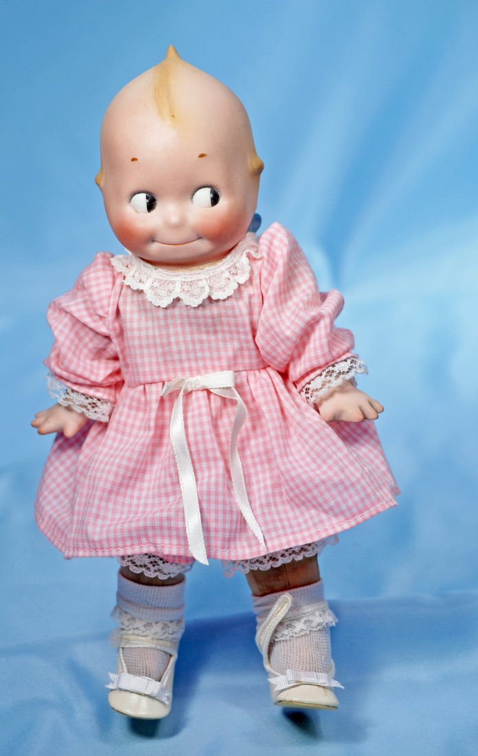 BISQUE HEAD KEWPIE DOLL, 1377, BY ALT, BECK AND (1 of 1)