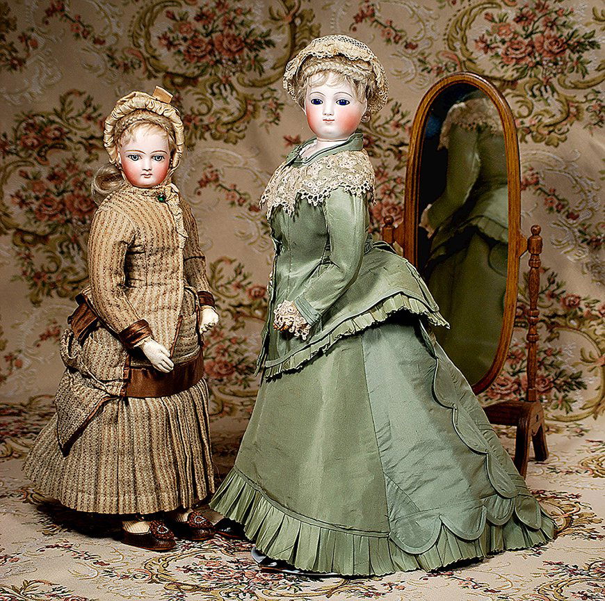 LOVELY FRENCH BISQUE POUPEE BY JUMEAU, WITH JUMEAU BODY (1 of 2)