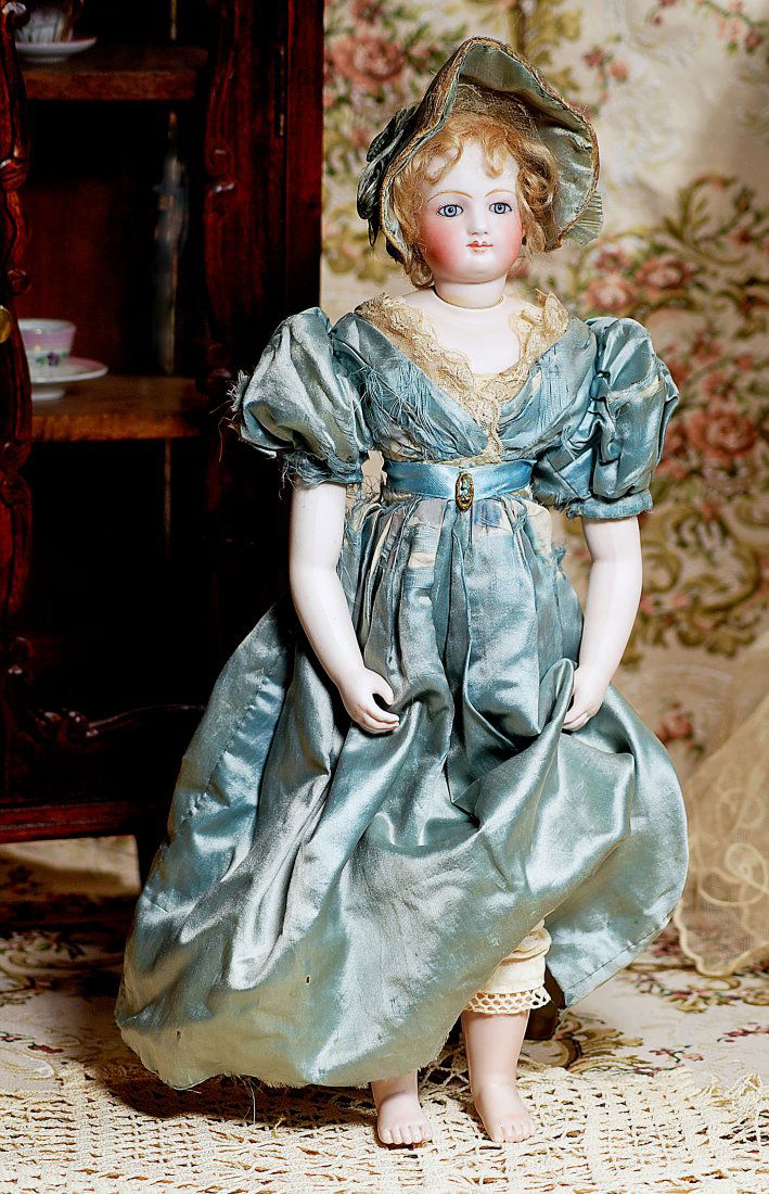 VERY RARE FRENCH BISQUE POUPEE ATTRIBUTED TO BLAMPOIX (1 of 3)