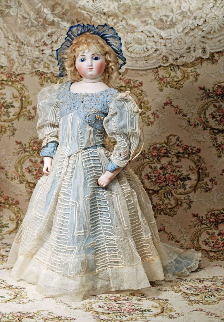 RARE FRENCH BISQUE POUPEE PRODUCED BY BARROIS FOR BRU (1 of 3)