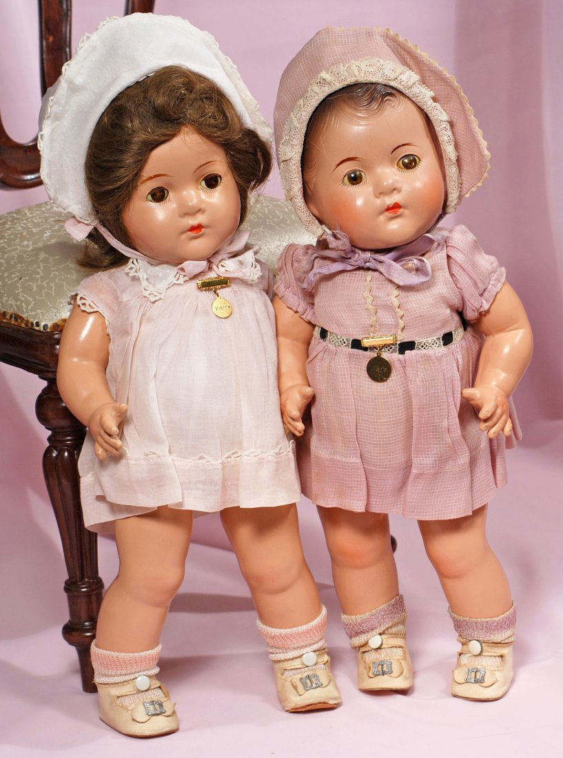 TWO, ALL-ORIGINAL DIONNE QUINTUPLET COMPOSITION (1 of 1)