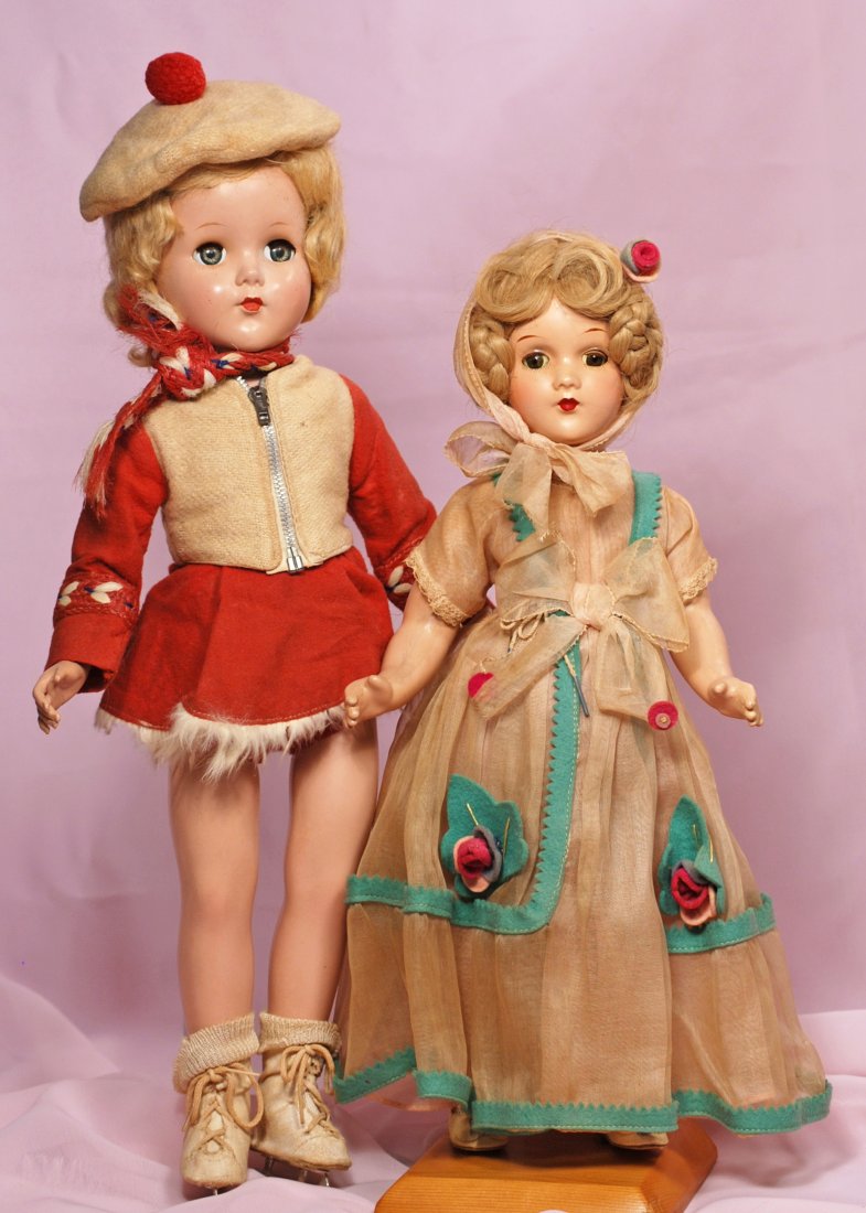 TWO ALL-ORIGINAL DOLLS, ARRANBEE COMPOSITION DOLL & (1 of 1)
