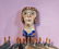 FRENCH CARVED WOODEN DOLL & UNUSUAL PARASOL WITH - 2