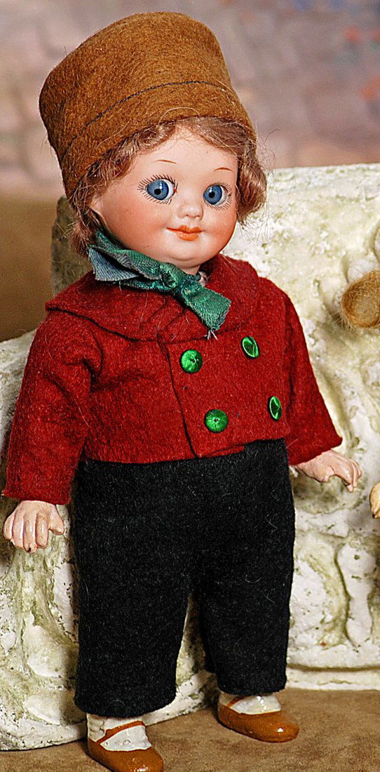 ALL-ORIGINAL GERMAN BISQUE GOOGLY BY MARSEILLE. (1 of 1)