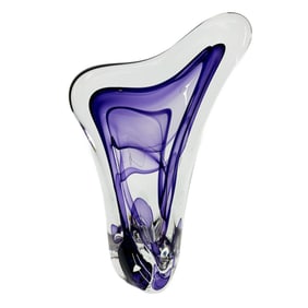 Vintage Rollin Karg Art Glass Sculpture