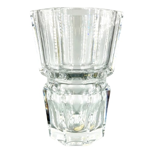 Vintage Baccarat Crystal "Edith" Paneled Vase (1 of 9)