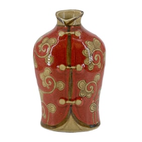 Vintage Chinese Ceramic Jacket Vase