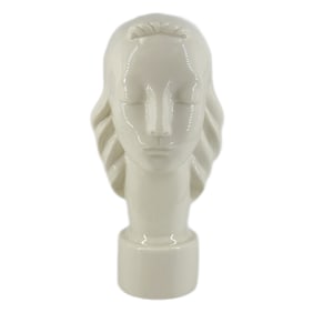1930's Lenox Porcelain Art Deco Female Bust Figurine