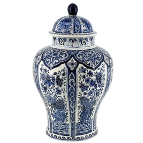 Boch Royal Sphinx Delft Ginger Jar