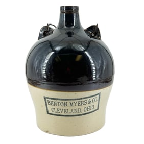 Antique Benton, Meyers & Co Stoneware Jug