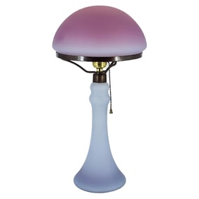 Fratelli Toso Murano Style Mushroom Art Glass Table Lamp