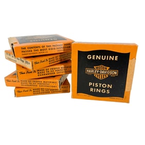 NOS 1970's Harley Davidson Piston Rings
