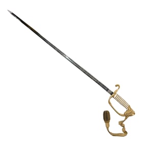 US Navy Gemsco Ceremonial Officer Proof Sword with Scabbard