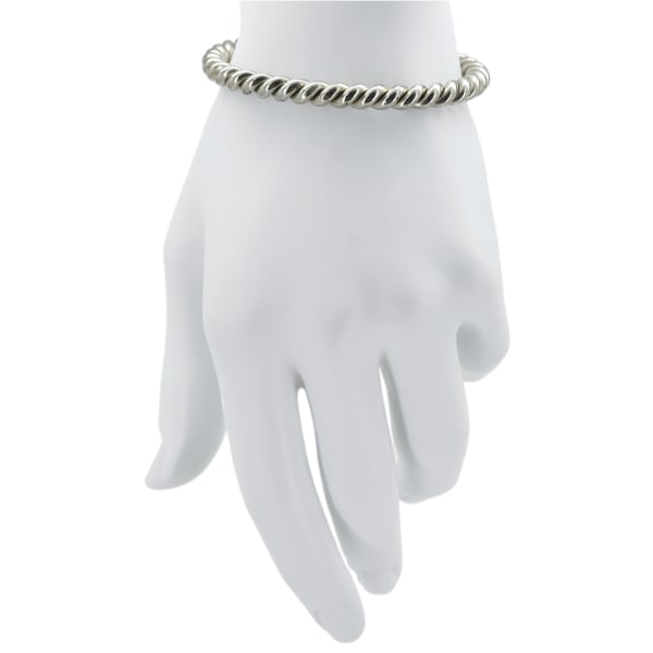 Vintage Artisan Made Chunky Silver Tone Twisted Cuff Bracelet: Vintage Artisan Made Chunky Silver Tone Twisted Cuff Bracelet. Heavy Handmade Bracelet. 5.25" long. Unmarked/unsigned.