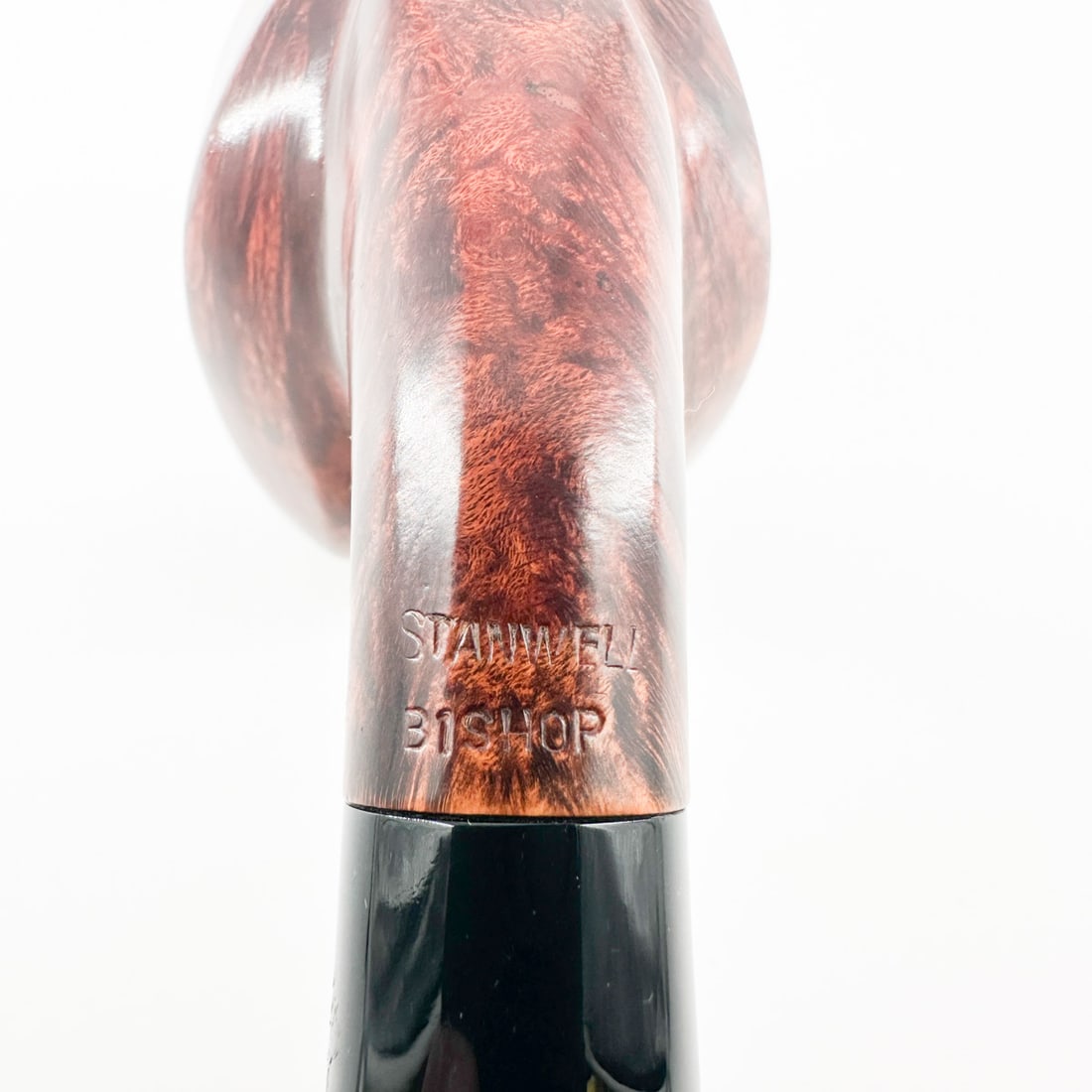 Stanwell Bishop Rustic Panel Briar Pipe - 10