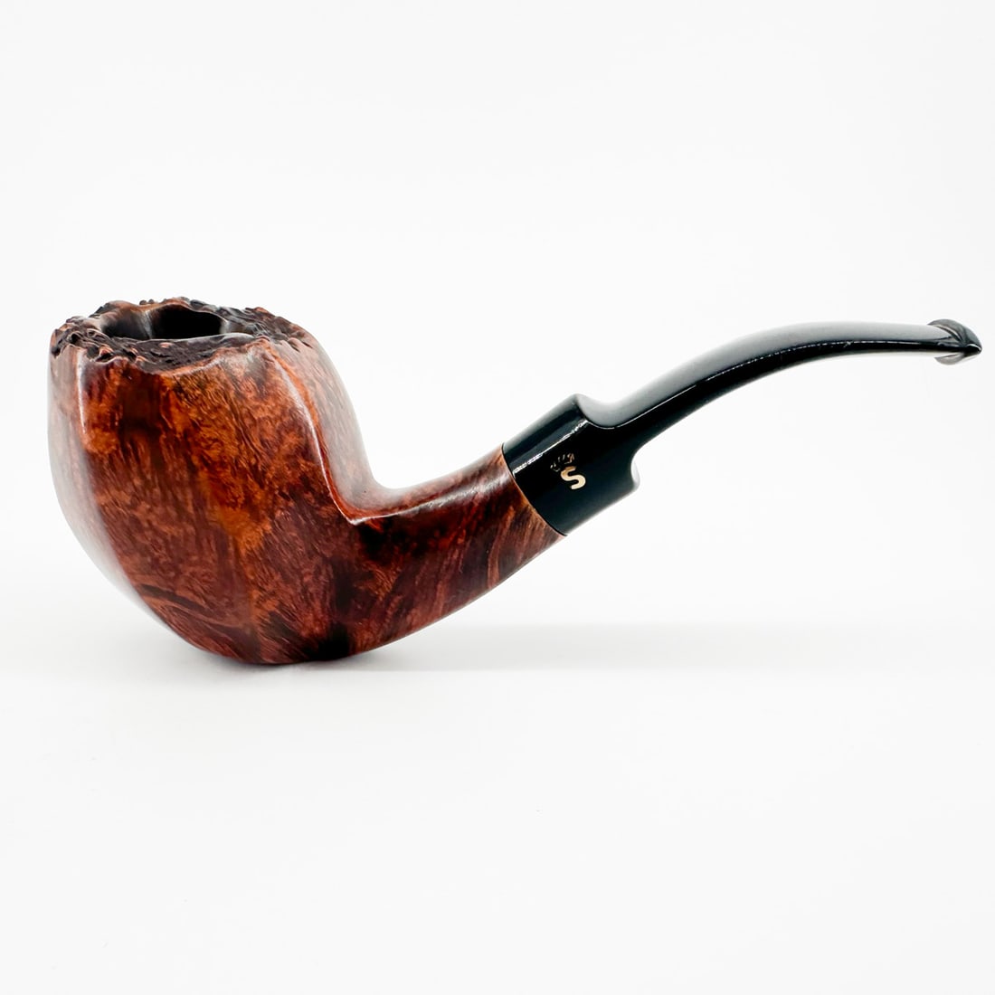 Stanwell Bishop Rustic Panel Briar Pipe - 3