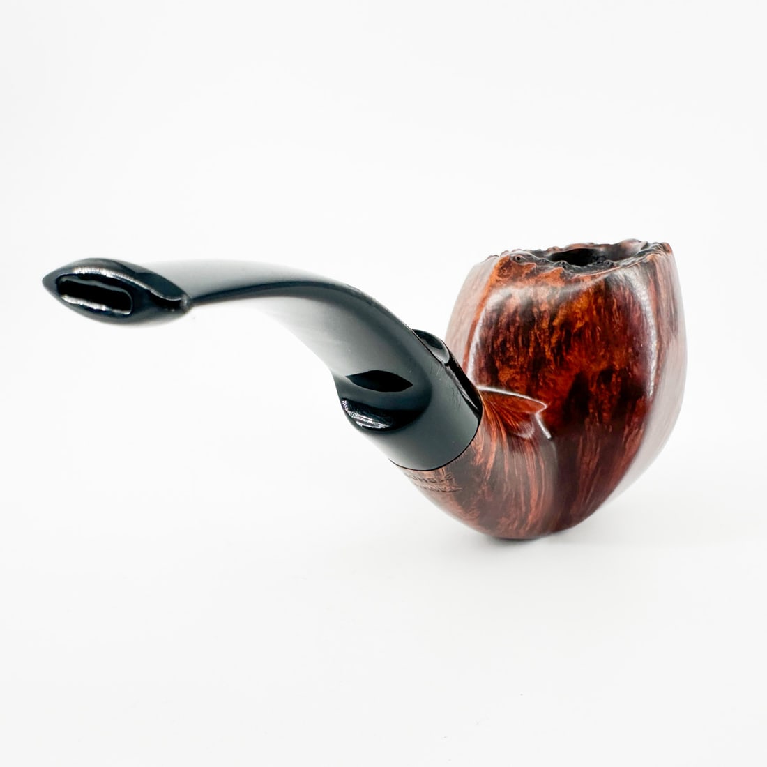 Stanwell Bishop Rustic Panel Briar Pipe - 4