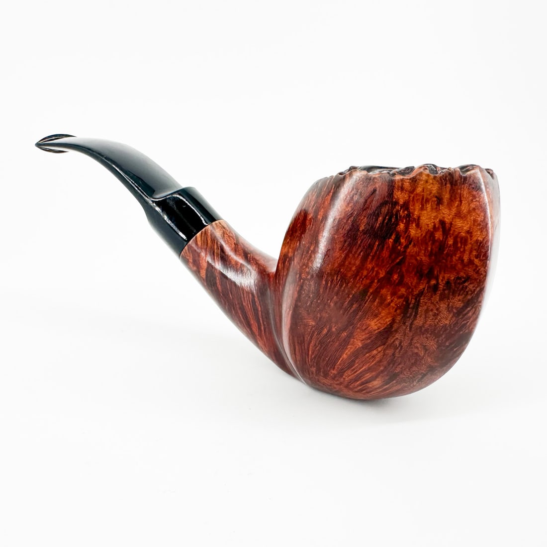 Stanwell Bishop Rustic Panel Briar Pipe - 5