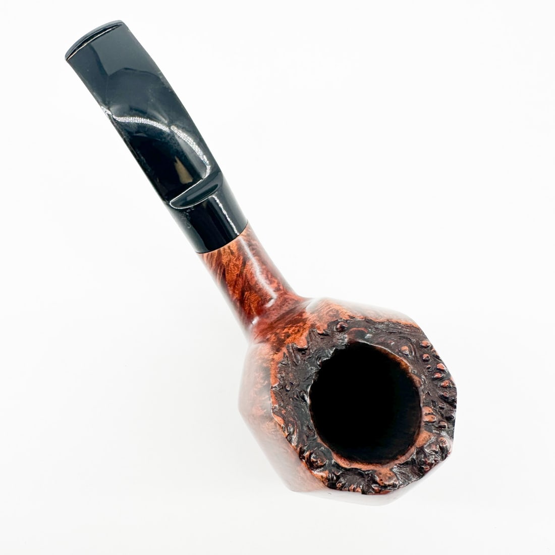Stanwell Bishop Rustic Panel Briar Pipe - 6