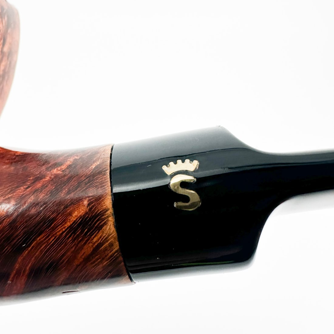 Stanwell Bishop Rustic Panel Briar Pipe - 9
