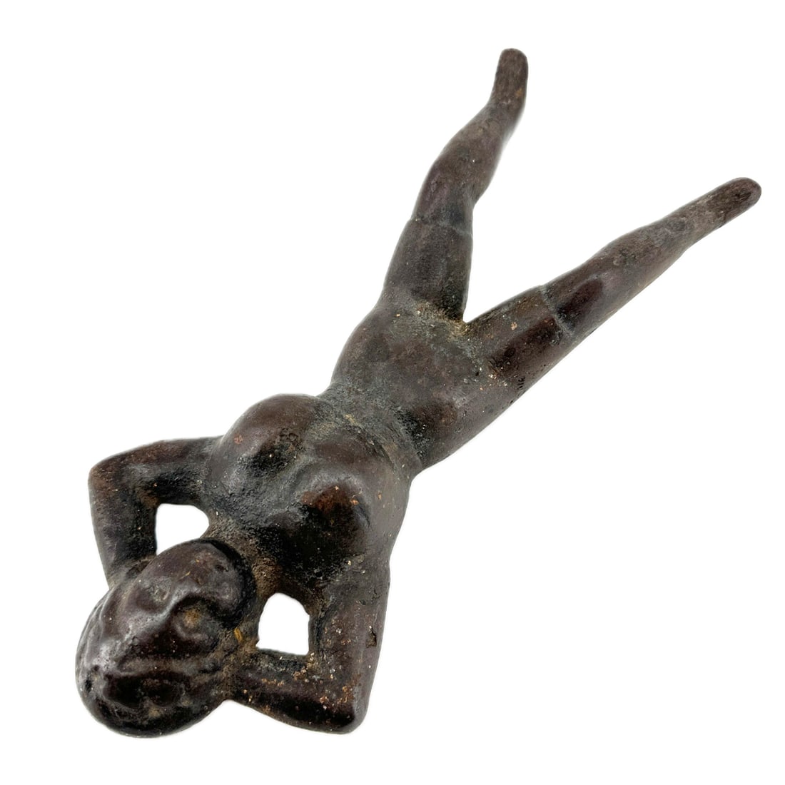 "Naughty Nellie" Cast Iron Figural Female Boot Jack (1 of 7)