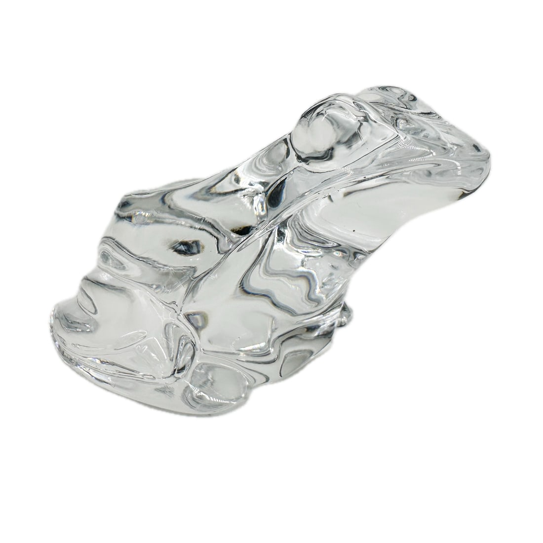 French Crystal Frog Paperweight (1 of 7)
