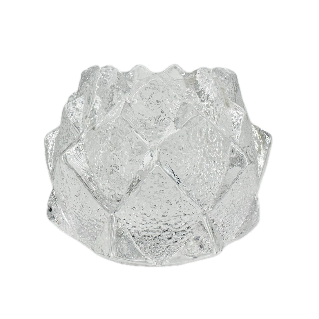Orrefors Crystal "Firefly" Figural Artichoke Candleholder (1 of 6)