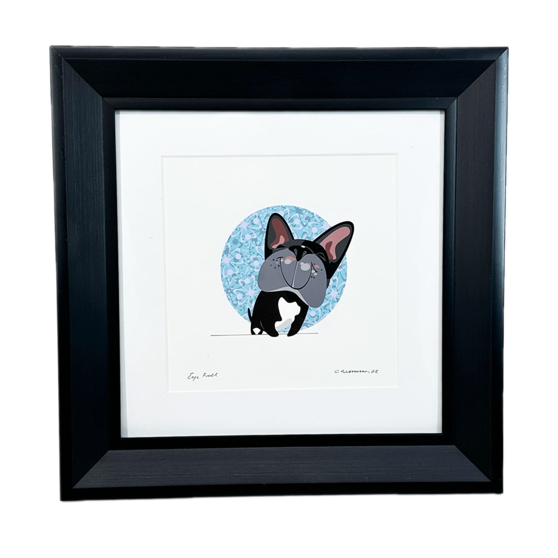 Chuck Wimmer "Eye Full" Boston Terrier Signed Digital Print (1 of 7)