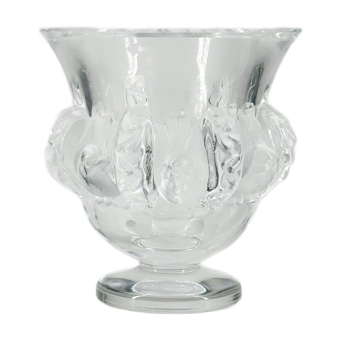 Lalique Crystal "Dampierre" Vase: Vintage Lalique Crystal "Dampierre" Vase, Designed in 1948