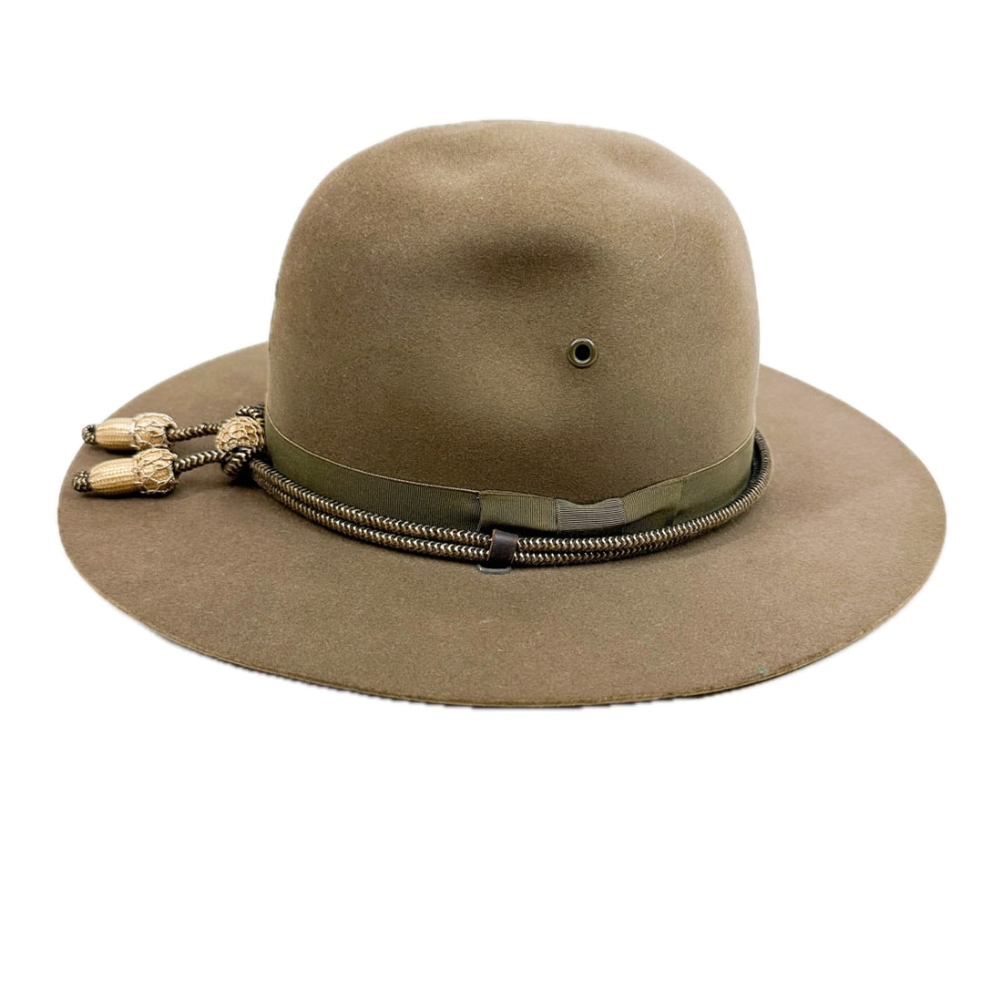Antique WWI/WWII US Army Officer Stetson Campaign Hat: Antique WWI/WWII US Army Officer Stetson Campaign Hat, Handwritten Name of the Original Owner inside the sweatband "LT Pierce J. O'Connor"