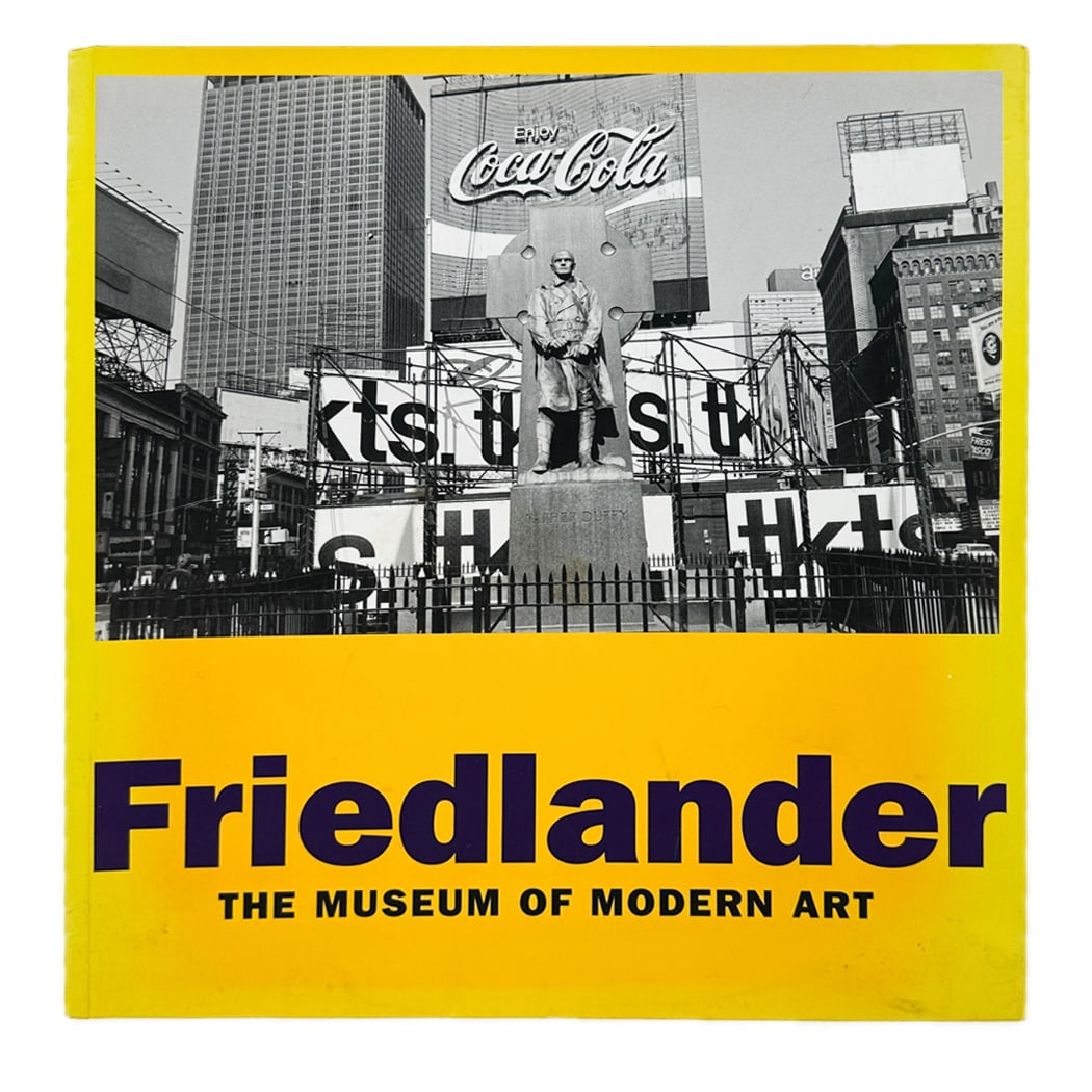 Friedlander The Museum of Modern Art SIGNED Art Book (1 of 13)