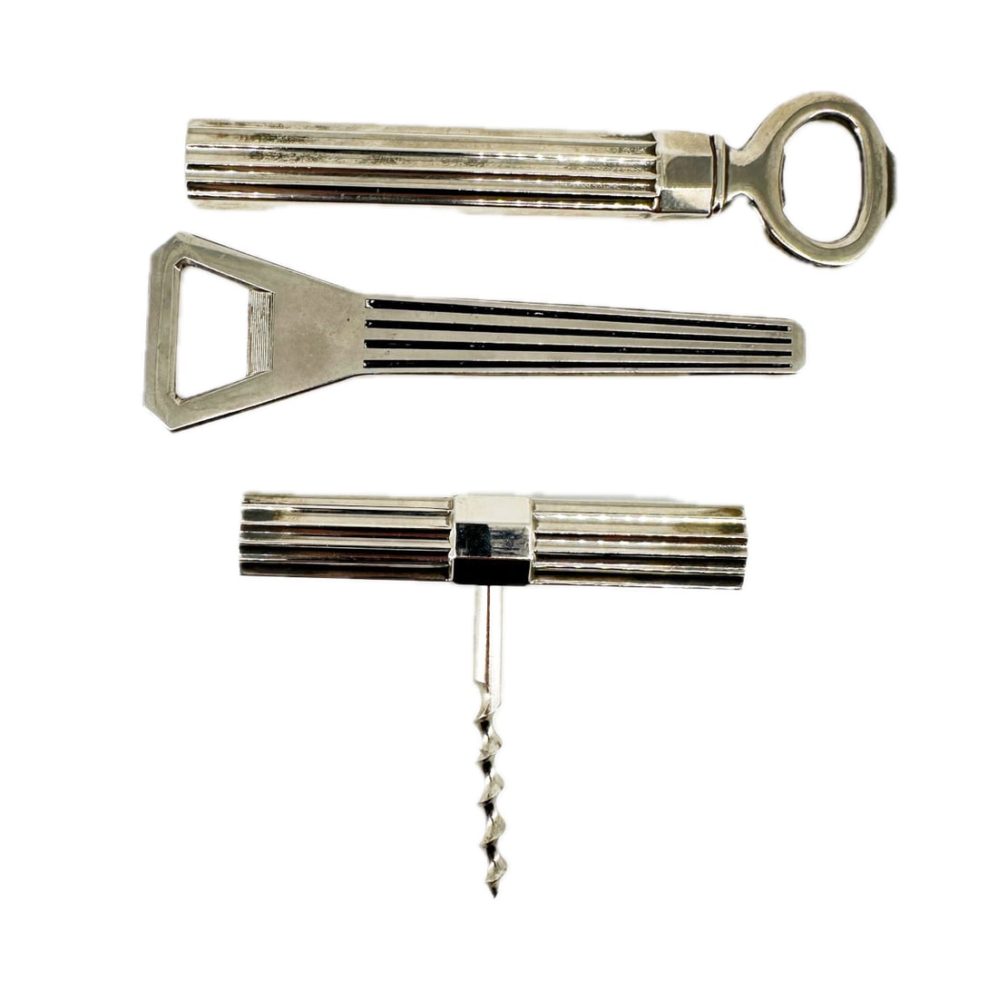 Lot of Mid-Century Chrome Bar Items (1 of 6)